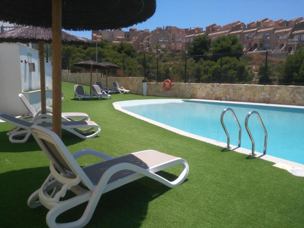 Beautiful New Style Apartment In Gran Alacant In Front Of Sea With Solarium And Jacuzzi Exteriér fotografie