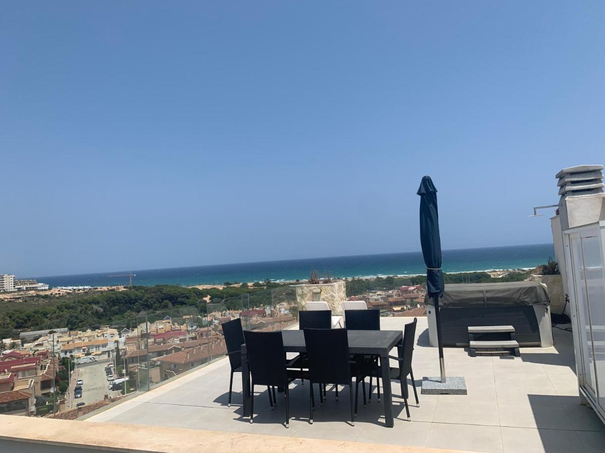 Beautiful New Style Apartment In Gran Alacant In Front Of Sea With Solarium And Jacuzzi Exteriér fotografie
