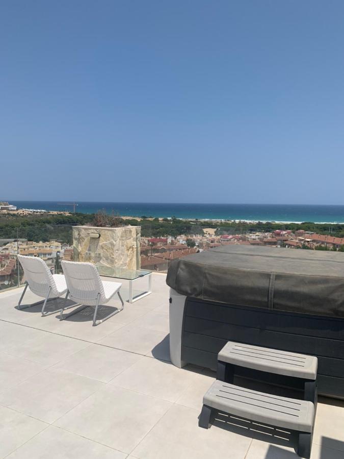 Beautiful New Style Apartment In Gran Alacant In Front Of Sea With Solarium And Jacuzzi Exteriér fotografie